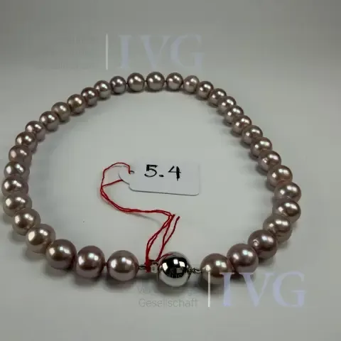 Perlehalskjede rosa/rosé