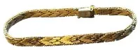 Bracciale in argento 835 con chiusura a cassetta, lunghezza 20 cm, 14,39 g