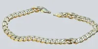 Armbånd 925, længde 19,5 cm, lås mangler, 9,72 g