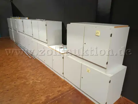 13 RMF (Rauschenberger) iskolabútor felsőszekrény, 13 darabos tétel