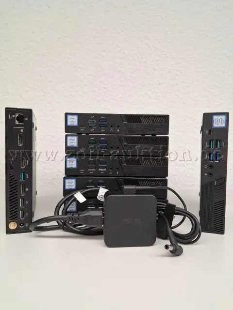 17 adet ASUS PB60 masaüstü bilgisayar - i3-8100T - 4 GB DDR4 – Windows 11 uyumlu