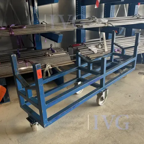 Cărucior pentru materiale (albastru)