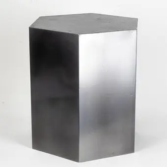 Mesa auxiliar / columna, acero.