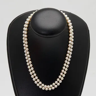 Collar, oro amarillo 585, perlas Akoya.