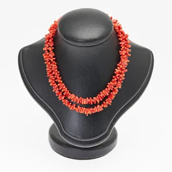 Collar, coral rojo ramificado "Cupolini".