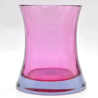 Flavio Poli. Murano-designervase, Seguso Vetri d'Arte, studioglas, Sommerso, Italien, omkring 1950