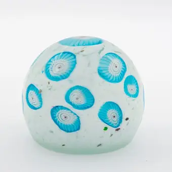 Ercole Barovier. Murano designbrevvægt, flerlaget studioglas, murriner og sommerso, Italien, omkring 1960'erne