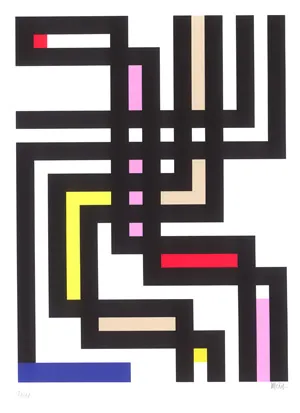 Dexel, Walter – Five serigraphs 1965 to 1970. Published by Walter Vitt