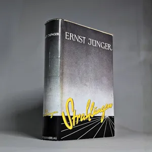 Jünger, Ernst – Strahlungen (Halblederausgabe) Widmungsexemplar