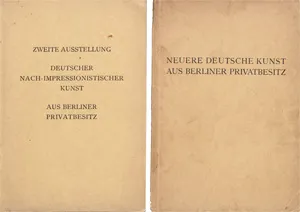 National-Galerie Berlin – Výstavy z berlínských soukromých sbírek. Dva katalogy