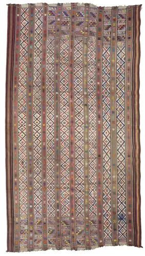Bont, geometrisch patroon dameskledingstuk (kira)