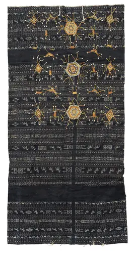 Ikat textiel met parelborduursel “Lawo Butu”