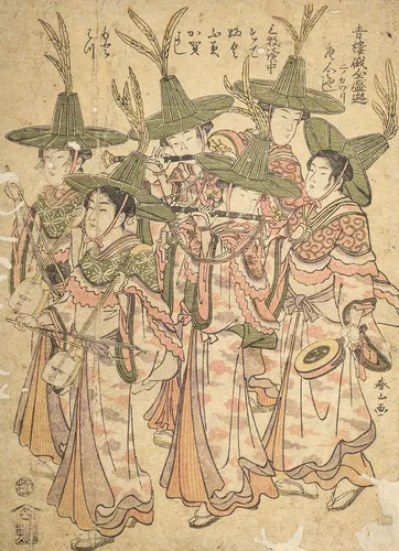 Shunshô, Katsukawa i inni - trzy chuban