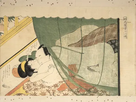 CHŌKŌSAI EISHŌ (ACTIEF OMSTREEKS 1780-1800) EN KATSUKAWA SHUNCHŌ (ACTIEF OMSTREEKS 1780-1801)