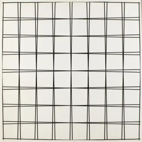 François Morellet – Maquette (étude préliminaire)