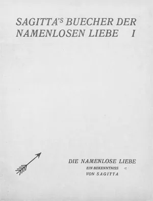 Sagitta – Buecher der namenlosen Liebe, Bde. 1-3