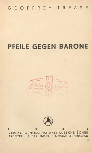 Trease, Geoffrey – Pfeile gegen Barone