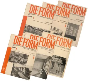 Form, Die und Lissitzky, El – Zeitschrift für gestaltende Arbeit