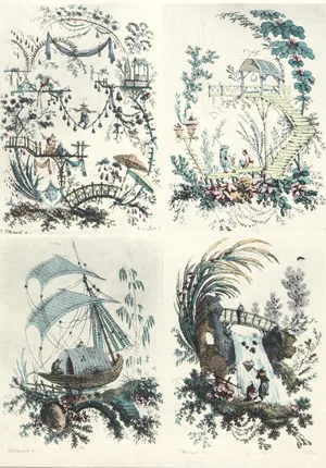 Pillement, Jean-Baptiste – Fleurs, Oiseaux et Fantaisies