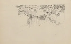 Wright, Frank Lloyd – Ausgeführte Bauten und Entwürfe