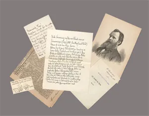 Dahn, Felix – Brief und diverse Beilagen. 1881