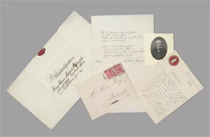 Frankl, Ludwig August – 2 Briefe und 1 Gedichtmanuskript
