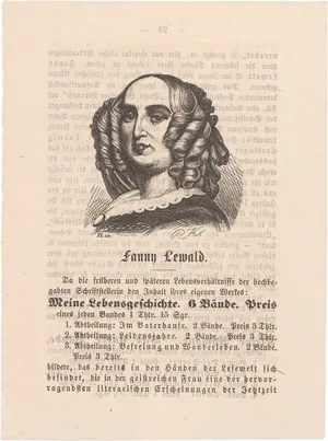 Lewald-Stahr, Fanny – List do przyjaciela. 1857