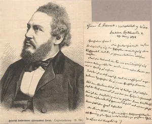 Lorm, Hieronymus – List do wydawcy Leopolda Rosnera. 1878