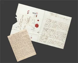 Matthisson, Friedrich von – Dopis příteli a dopis jeho manželky Luise. 1783, 1794