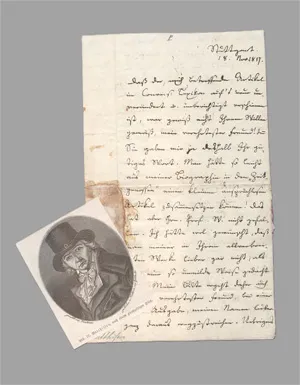 Matthisson, Friedrich von – Brief an den Buchhändler Brockhaus in Leipzig. 1817