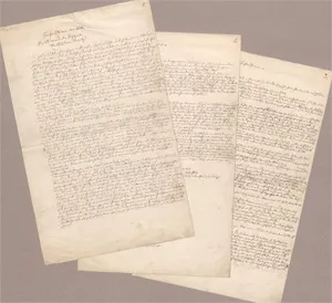 Nieritz, Gustav – Signiertes Manuskript einer Erzählung. Circa 1840