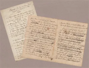 Schmidt, Klamer – Eigenhänd. Manuskript "Abschieds-Heroide an Lina". 1774