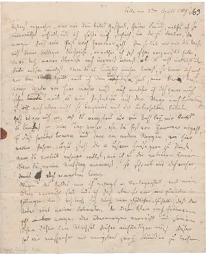 Schulze, Ernst – Brief an einen Philosophie-Studenten. Celle 1809