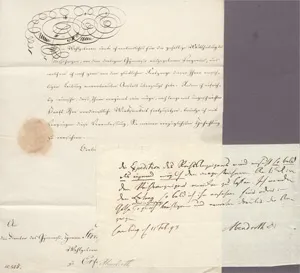Státníci a diplomaté – 50 autografů. 1693-1898