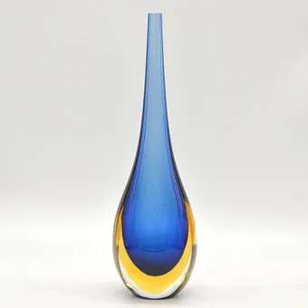 Flavio Poli。穆拉诺设计花瓶，studioglas，Sommerso，意大利，约1950年。