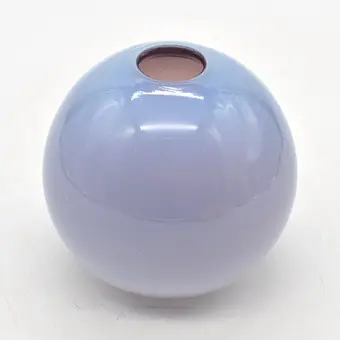 Flavio Poli. Tilskrevet. For Seguso Vetri d'Art, designervase, opalglas, rund form, Italien, omkring 1940.