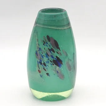 穆拉诺艺术玻璃花瓶，多层工作室玻璃，混合工艺，意大利，约1950年。