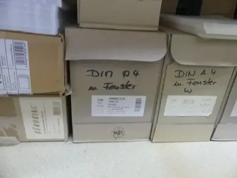 Post DIN A4-konvolutter med vindue
