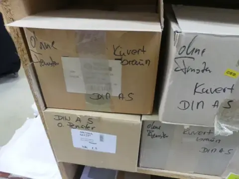 Konvolut konvolutter uden vindue