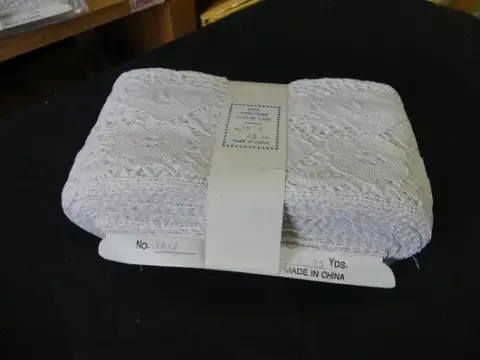 Parti blonder, hvid, 100 % bomuld