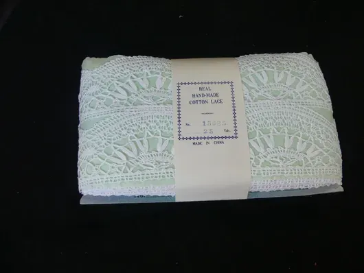 Lotto pizzo, bianco, 100% cotone