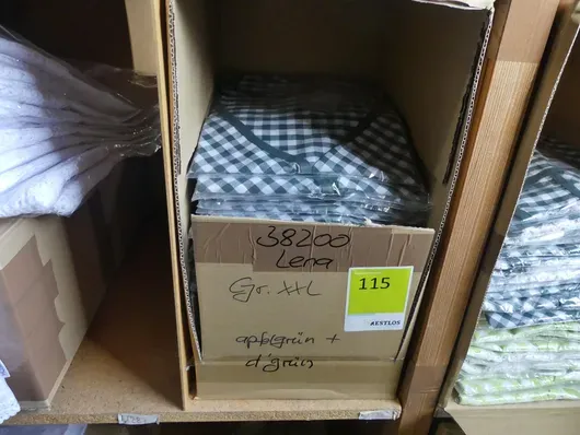 混装背心 LENA 带蕾丝苹果绿和深绿色,尺码 XXL