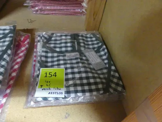 4x LENA dantelli yelek, çeşitli renkler, beden XL