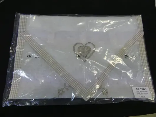 Lotto tende, bianco, 100% cotone (ca. 5 pacchi)