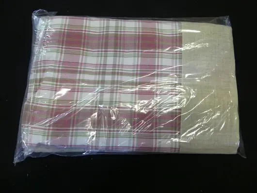 Ekose perde partisi, %100 polyester