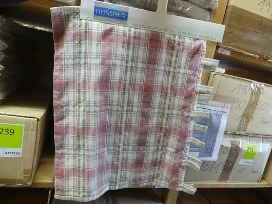 Parti gardiner ternet, 100% polyester