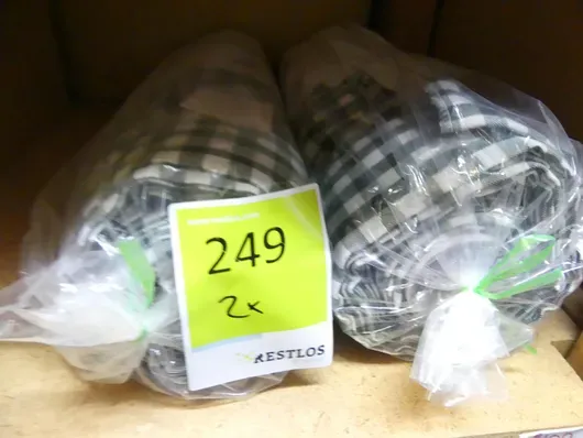 2 adet ekose perde, %100 polyester