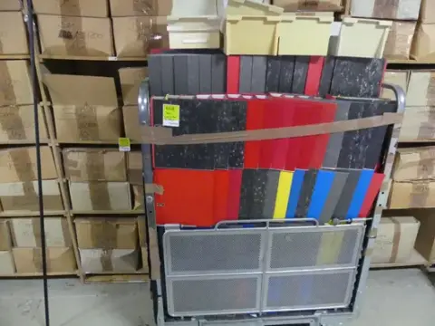 Konvolut kontormateriale, tomme mapper