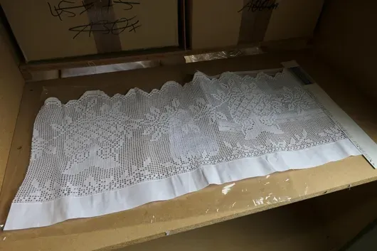 Lote de cortinas, 100 % algodón