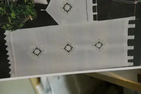 مجموعة ستائر، بوليستر/كتان